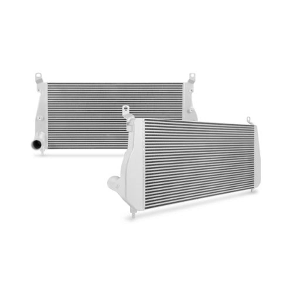 Mishimoto Mmint-Dmax-01Sl Performance Intercooler Compatible With Chevrolet 6.6L Duramax 2001-2005 Silver