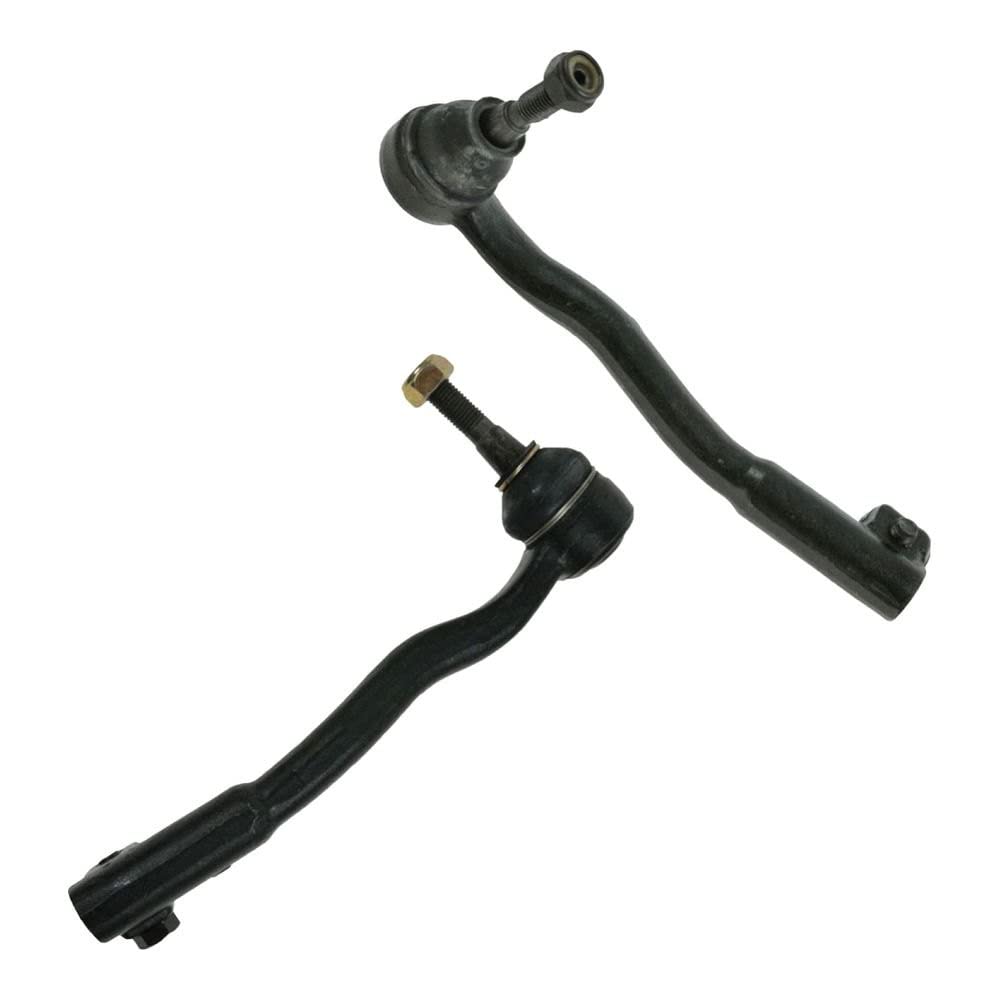 TRQ Front Outer Tie Rod Set Compatible with 1997-2003 BMW 540i 2000-2003 M5