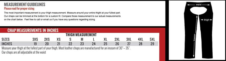Hot Leathers Unisex Adult Unisex,Riding,Protection,Classic Powersports-Protective-Chaps, Black, Medium US