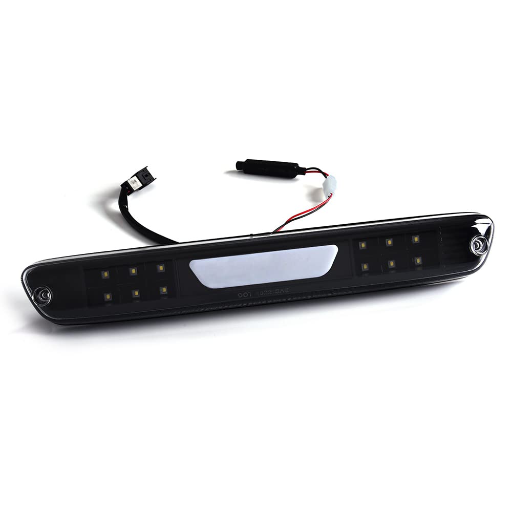 G-PLUS LED 3rd Brake Light High Mount Stop Light Compatible with Chevy Colorado/GMC Canyon 04-12 Cargo Light Lamp White Cover Bl