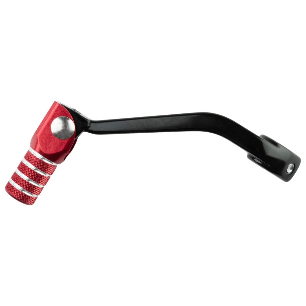 Tusk Folding Shift Lever Black/Red Tip - Fits: Honda Crf150F 2003-2009