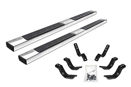 Go Rhino 6862404687Ps 6'' Oe Xtreme Ii Side Steps With Mounting Brackets Kit - Gas Only For 07-19 Silverado 3500 Hd, Sierra 2500