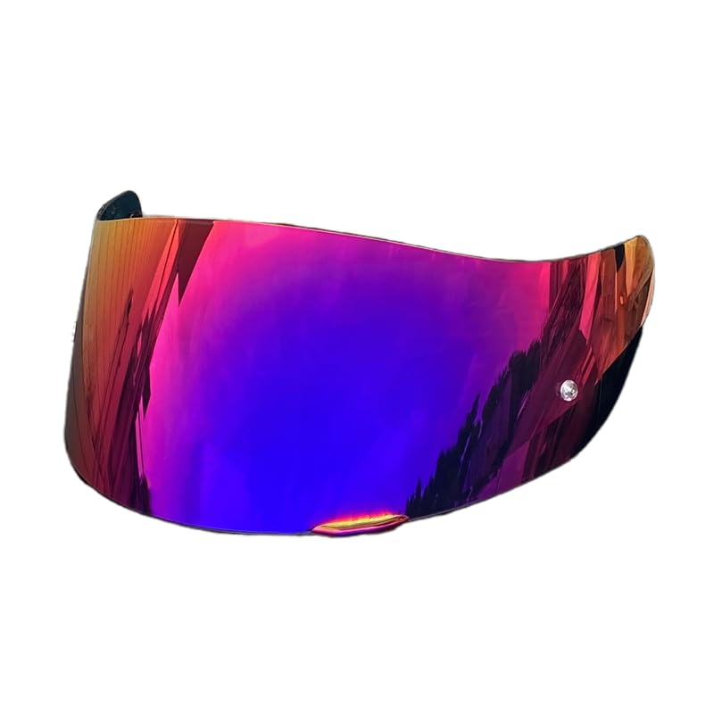 K1 Face Shield Uv-Protected for AGV K1, K1S, K3SV, K5, K5S Helmet Shield Visor Windshield (Black-Day use only)