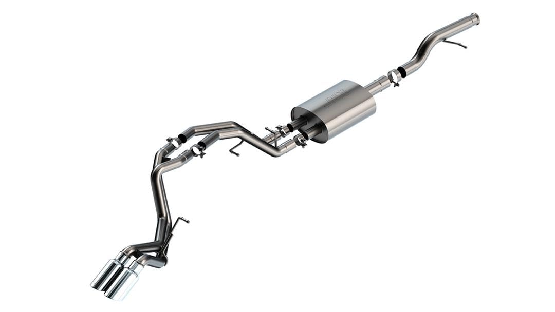Borla 140855 Cat-Back Perf. Exhaust System For 2021-2024 Chevrolet Tahoe Ls/Tahoe Lt/Tahoe Rst/Tahoe Z71/ Gmc Yukon Sle/Yukon Slt/Yukon At4 5.3L V8 Automatic Transmission 2 & 4 Wheel Drive 4 Door