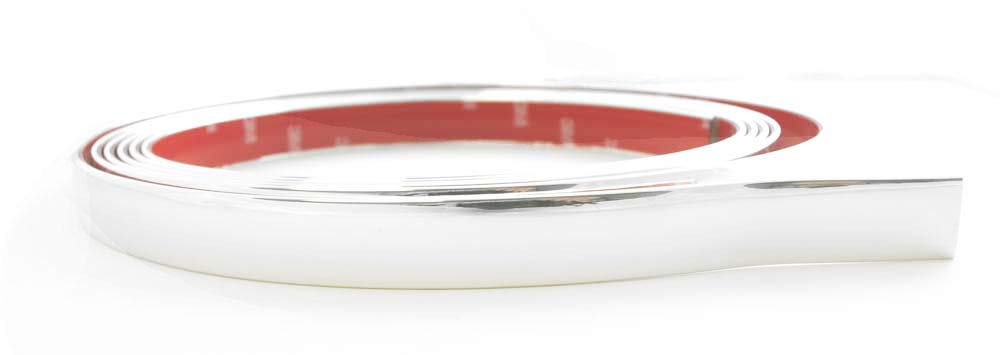 Cowles Custom - Premium Universal Body Molding For All Vehicle - Easy Install, Chrome Finish, 3/4'' By 12 Feet, Uv Protected, Lo