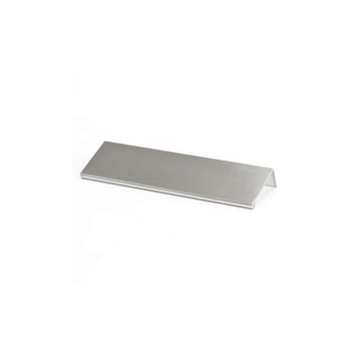 Berenson Bravo Finger Cabinet Pull, 6' Length, Brushed Nickel