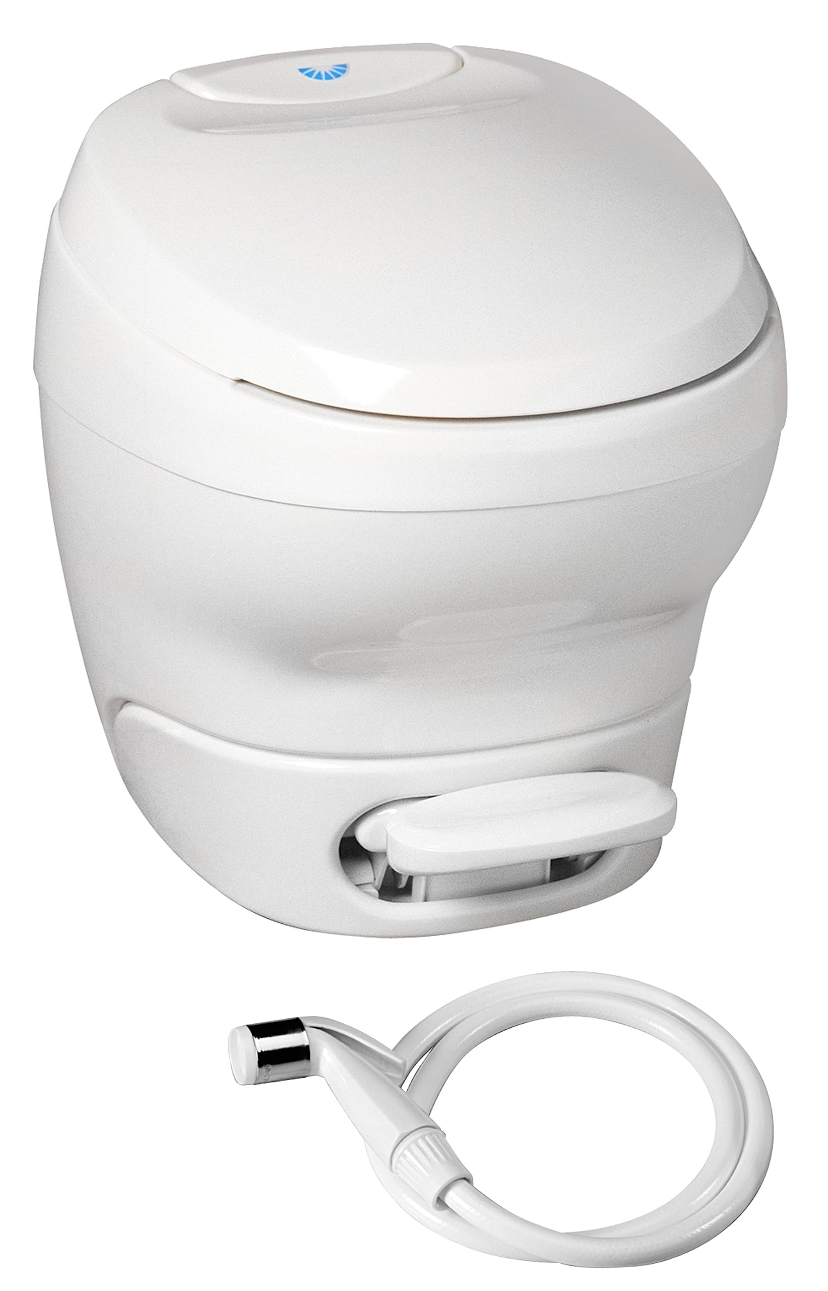 Aqua-Magic Bravura Rv Toilet With Hand Sprayer / High Profile / White - Thetford 31100