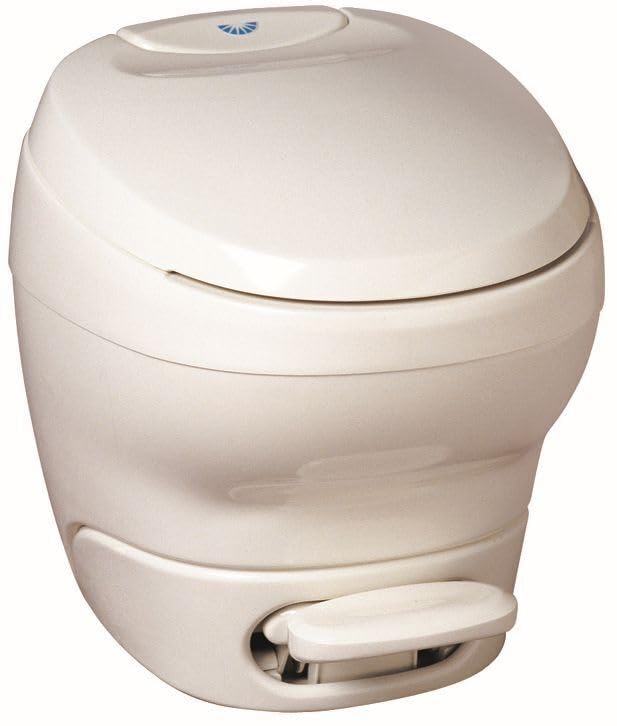 Thetford Aqua-Magic Bravura Rv Toilet Pedal Flush / Low Profile / Parchment - Thetford 31119
