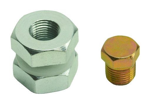 Derale-13010 Trans Pan Drain Plg, Silver