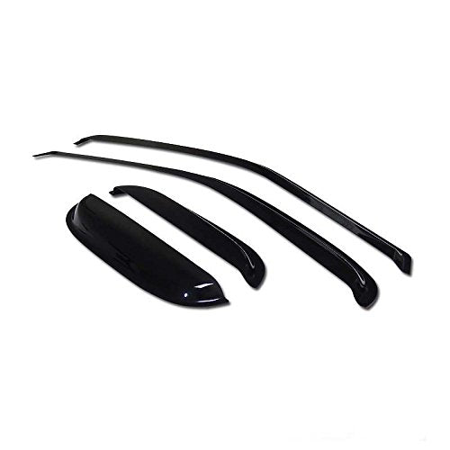 Gldifa Wind Deflector Compatible With 1997-2003 Ford F150 97-99 F250 Light Duty Super/Extended Cab Sun Rain Guards Window Visors