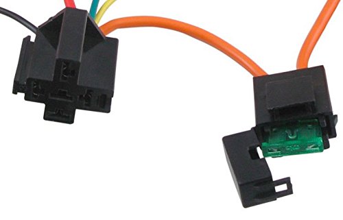 American Volt 160'F Electric Auto Engine Radiator Cooling Fan Coolant Temperature Thermostat Sensor Switch Complete Relay Wiring