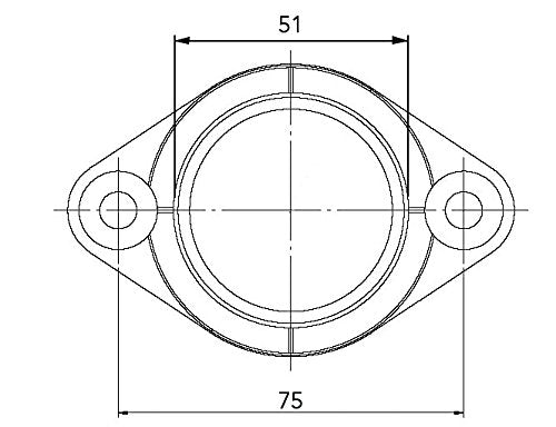 Sp1 Mounting Flange Compatible With Yamaha 07-100-15