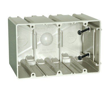Allied Moulded SB-3 Sliderbox Outlet 3 Gang Box by Allied Moulded