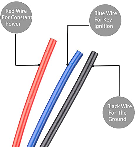 12Awg Pulse Power Plug Pigtail Connector Compatible With 2018 2019 2020 2021 Polaris Ranger Xp 1000 /Rzr Rs1 Pro General - Bus Bar Harness Pigtail Connectors 6Pcs (6 Pcs)