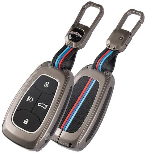 Shopoflux Metal Key Cover Compatible With Tata Nexon | Harrier | Safari | Altroz | Tigor | Ev | Punch | Tiago Ev Electric 4 Butt