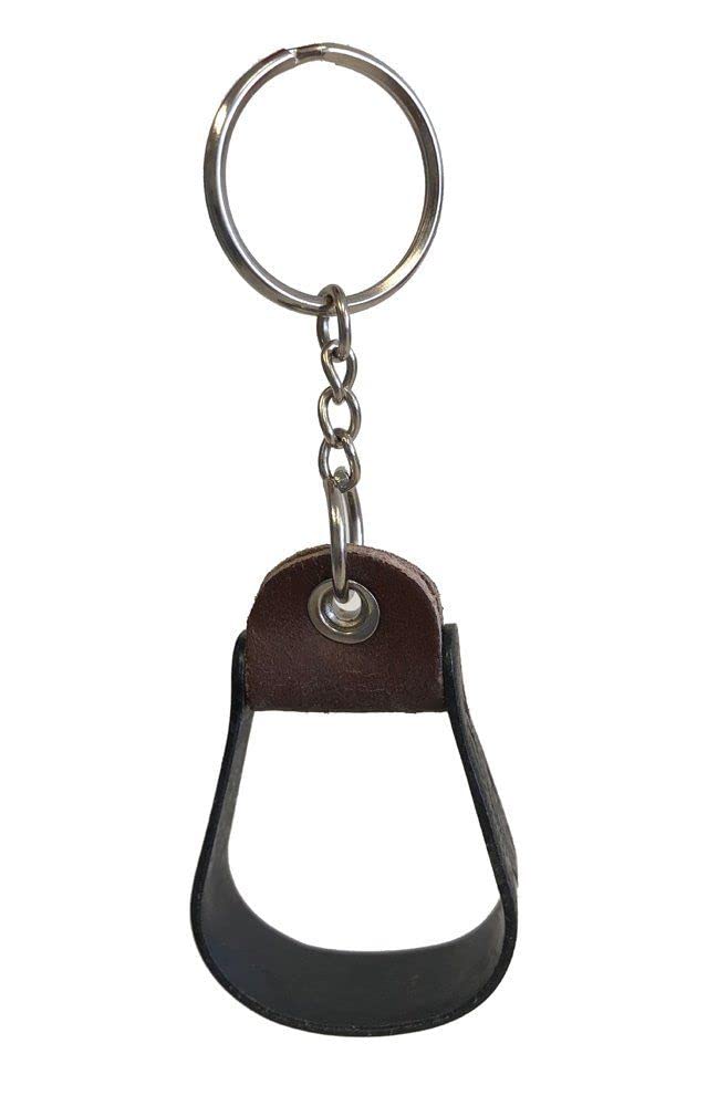 Horse Bit Key Chain Western Novelty Equine Gift O Ring Snaffle