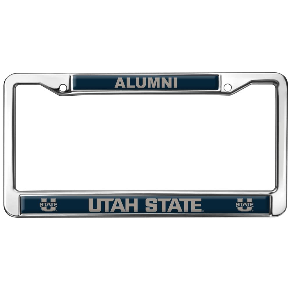 Utah State University Alumni Design Full Size Standard License Plate Metal Frame