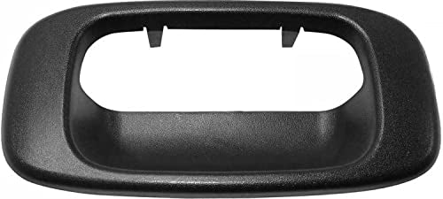 Parts N Go 1999-2007 Silverado Sierra 1500 2500 3500 Tailgate Handle Trim Bezel Cover Replacement Black Textured Plastic Rear Ex