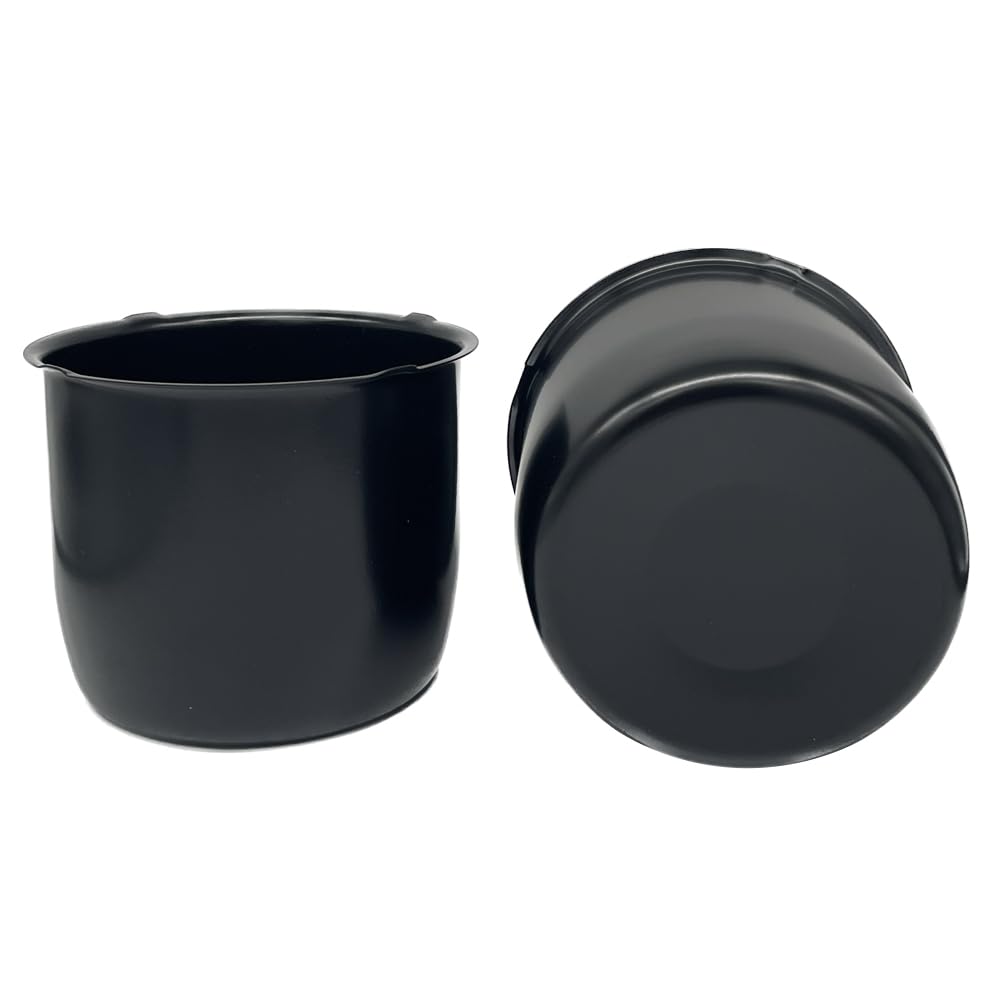 AYZH 2 Pack 4.25 Inch Center Caps Push Through for Trailer Truck RV Wheel Rims 4.25'' Center Bore Black Steel