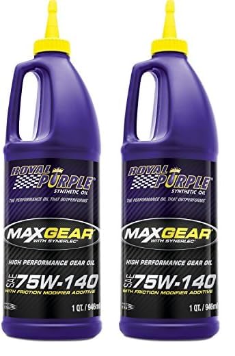 Royal Purple Max Gear 75W140 Quart Botle (Pack Of 2)