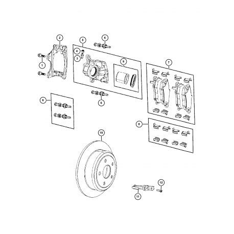 Mopar 68003882Aa Piston Disc Brake