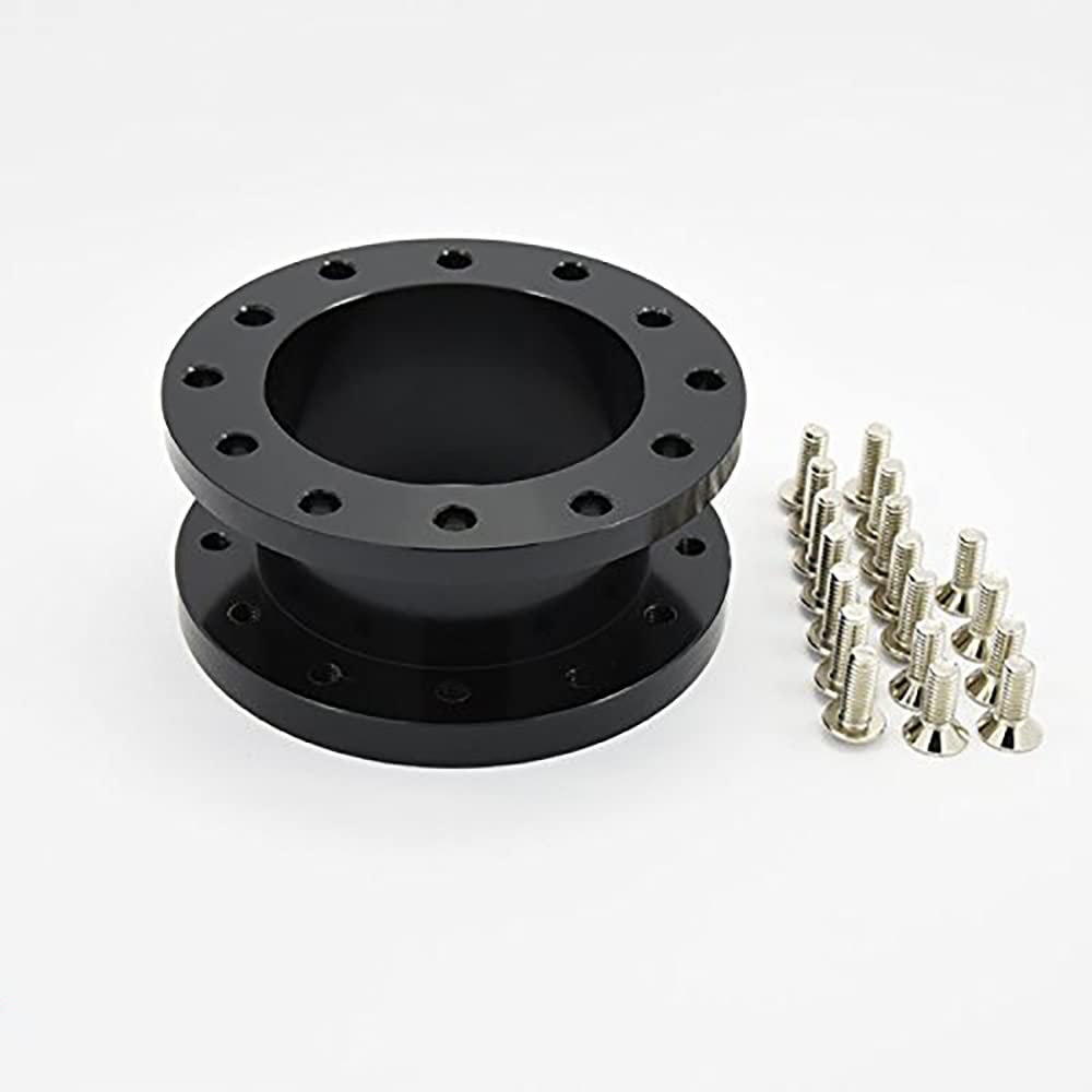 1.5 Steering Wheel Hub Adapter Extension Spacer Black