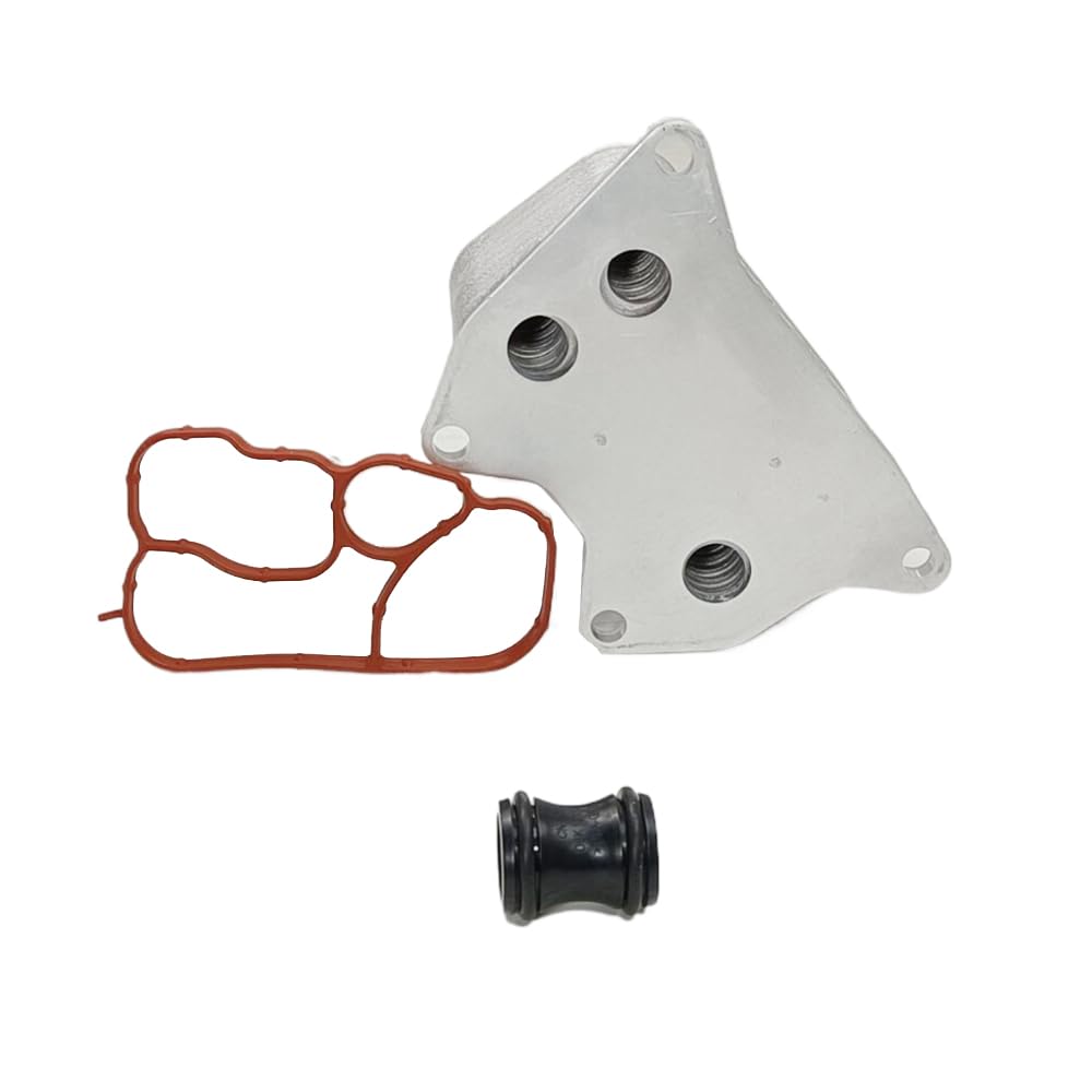 Engine Oil Cooler with Gasket Kit Replacement for Volkswagen Tiguan Passat #06K 117 021 B