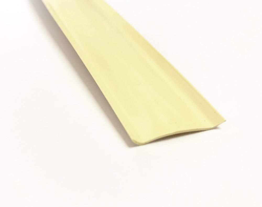 Qpn Colonial White 7/8" Insert Molding Trim Screw Cover Rv Camper Travel Trailer (35 Ft, Colonial White (Tanish Beige))