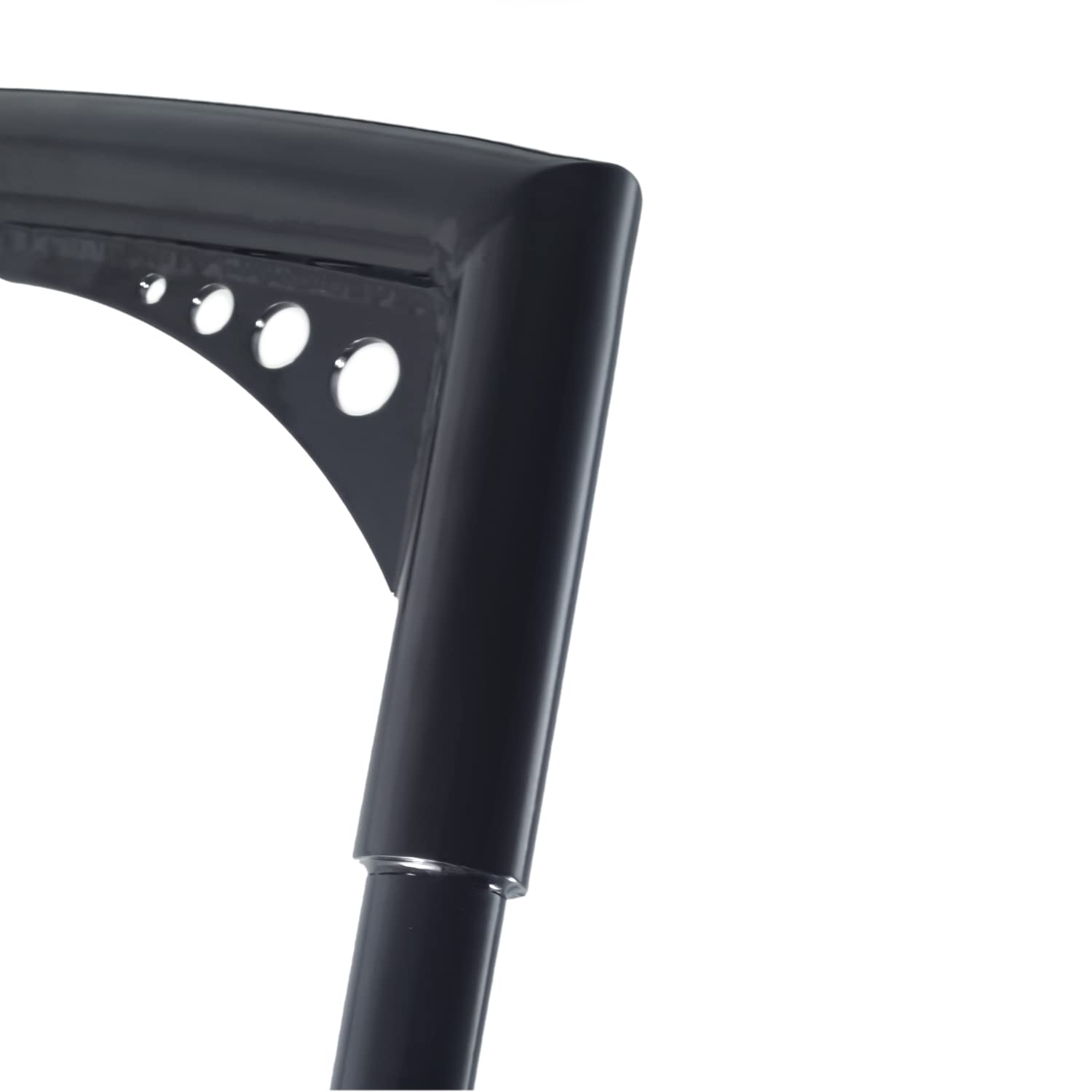 Gloss Black 14 Inch Rise 1-1/4'' Batwing Ape Hangers Handlebar Compatible With Harley Softail Flst Fxst Sportster Xl 883 1200 Touring Road Glide+Road King