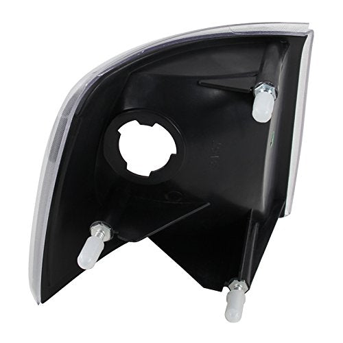 Spec-D Tuning Black Housing Clear Lens Corner Lights Compatible With 1993-1997 Ford Ranger L+R Pair Assembly