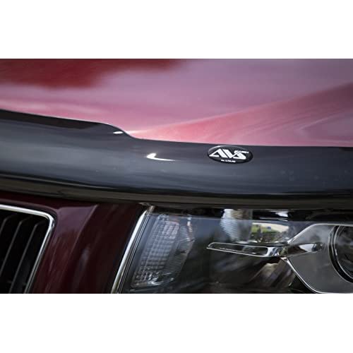 Auto Ventshade [Avs] Bugflector Ii / Hood Shield | Fits 2011-2018 Grand Caravan, 2011-2016 Town & Country, 1 Pc. | Dark Smoke -