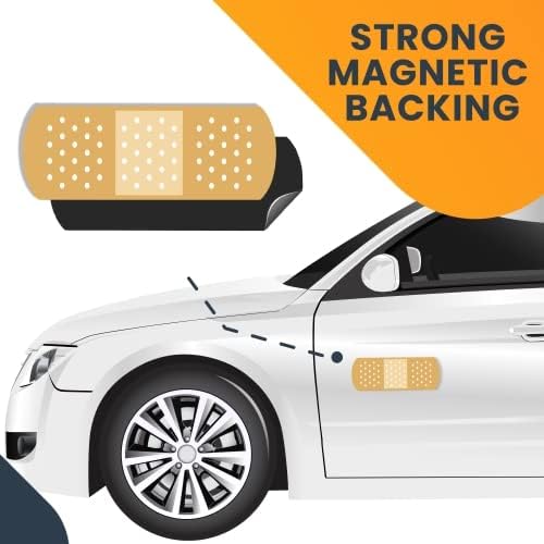 Magnet Me Up Band Aid Healing Symbol Decal - 3x8 Inches, Heavy-Duty Automotive Magnet for Car, Truck, SUV, Any Magnetic Surface