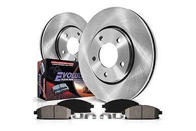 Powerstop Koe2840 Autospecialty Front And Rear Replacement Brake Kit-Oe Brake Rotors & Ceramic Brake Pads For Chrysler 200 Sebring Dodge Avenger Caliber Jeep Compass Patriot [Application Specific]