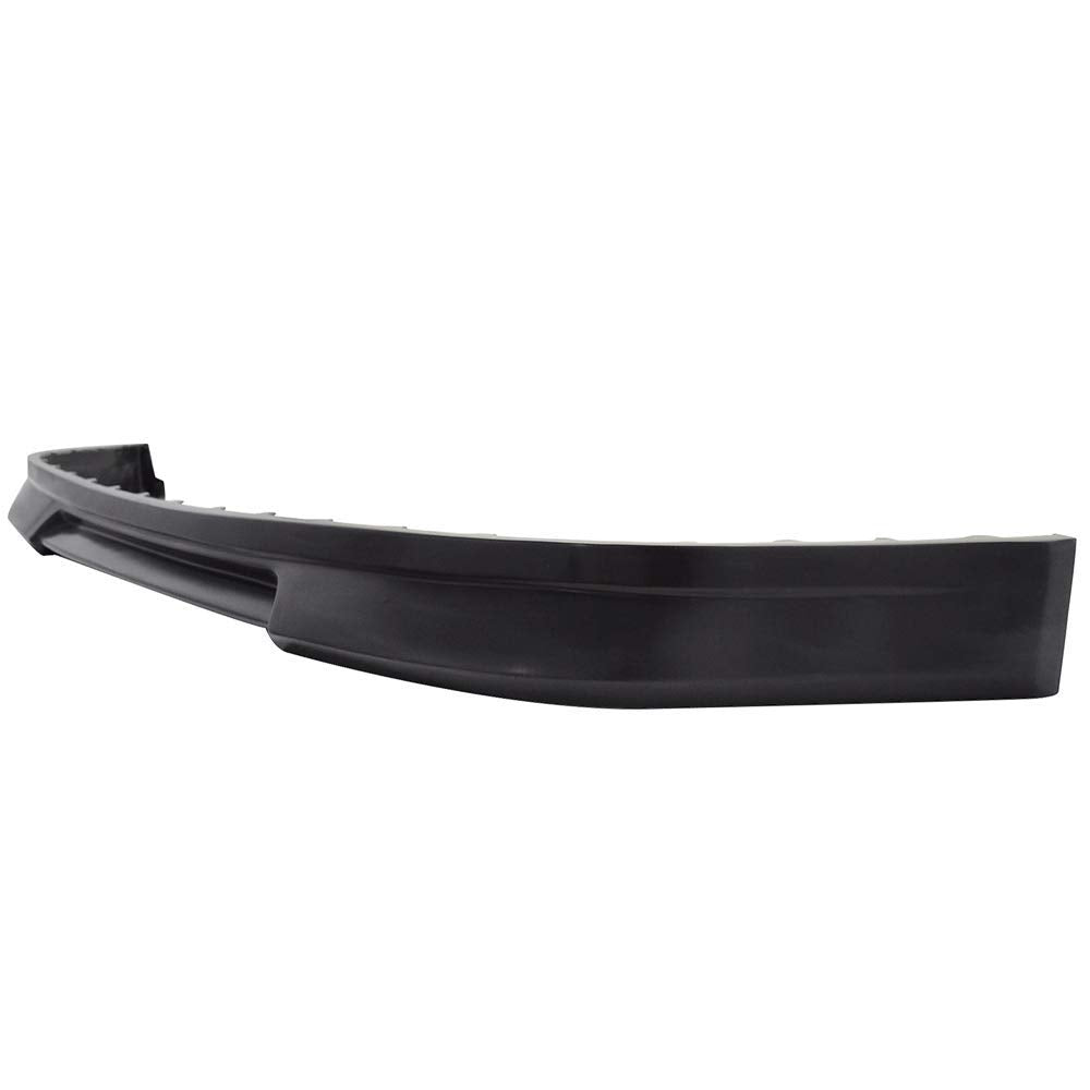 IKON MOTORSPORTS Front Bumper Lip for 1999-2004 VW Golf, P3 Style, Unpainted Black, Polyurethane (PU)
