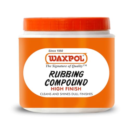 Waxpol Rubbing Compound High Finish 500 G For Removes Deep Scratches, Sandpaper Marks, Swirls & Hologram, Enhances Paint Finish,