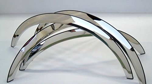 Qmi 275504 -Fender Trim Compatible With Ford Escape Mirror Polished Stainless St WBCARB00T9MJ498