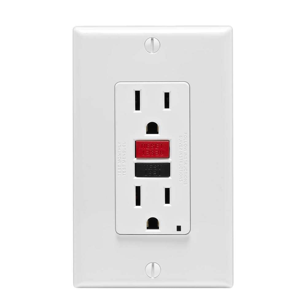 15a White Soft Gfci Outlet