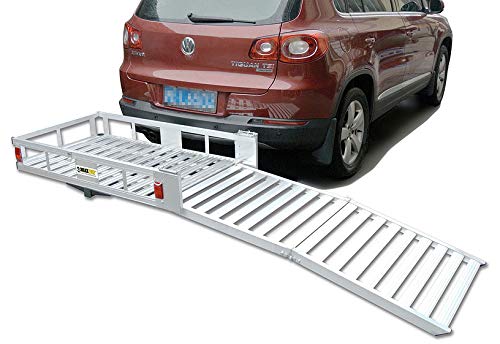MAXXHAUL 70275 Aluminum Cargo Carrier | With 60 Folding Ramp | 53.5 x 29