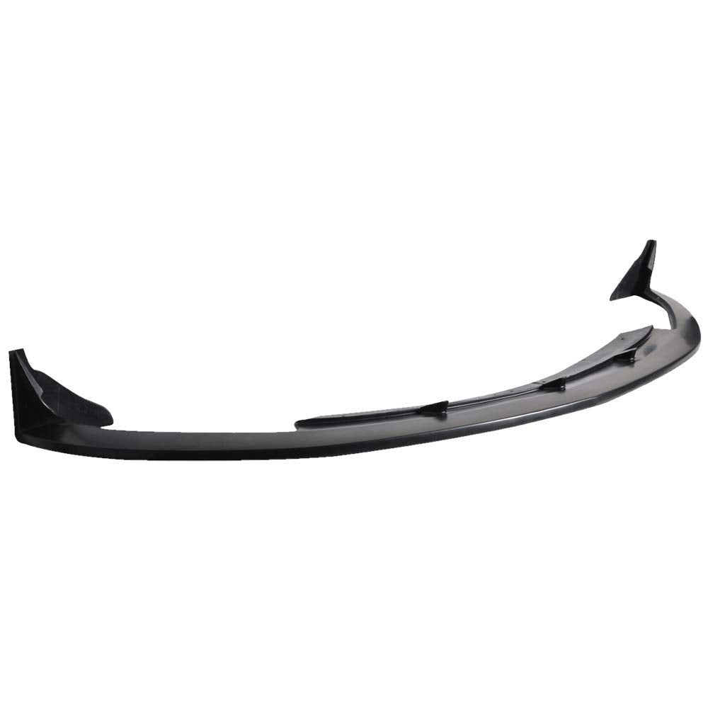 FREEMOTOR802 Compatible With 2005-2009 Ford Mustang V8 Front Bumper Lip, CV 3 Style Black PU Spoiler Guard Splitter Valance Chin