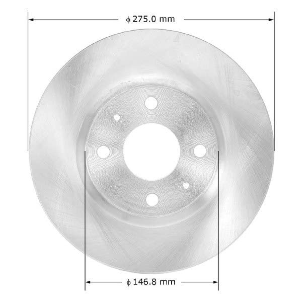 Bendix Premium Prt5800 Front Brake Rotor For Ford Focus 2011-2008