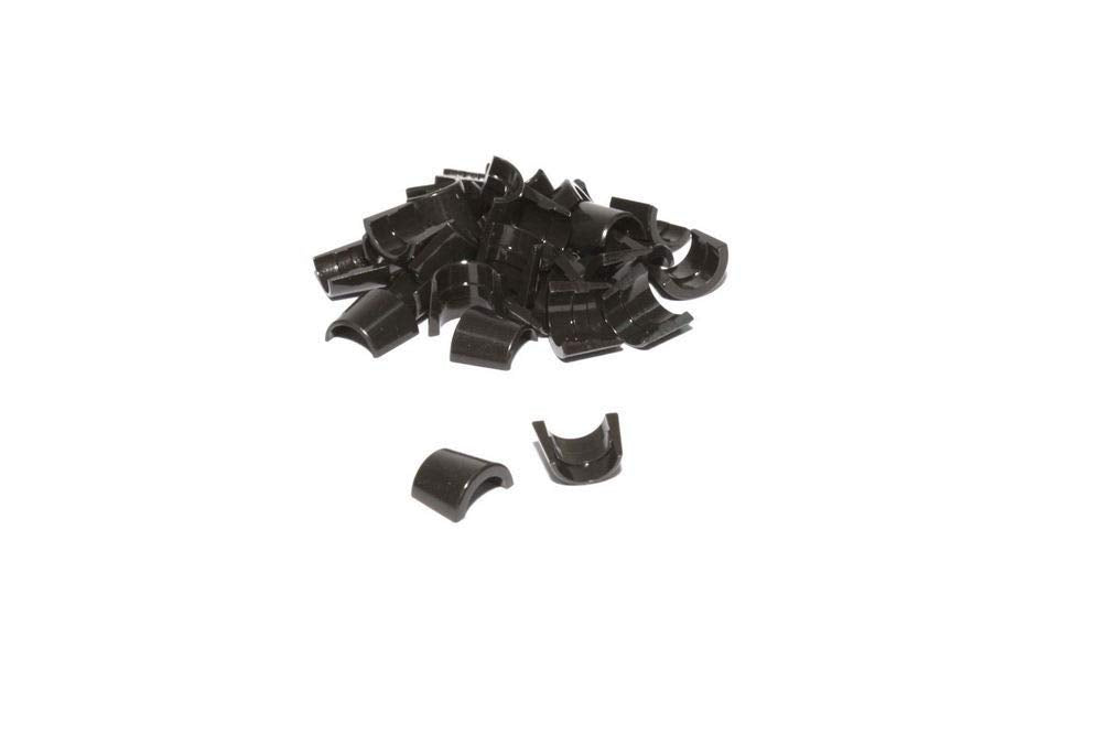 COMP Cams 648-16 Machined Steel Set of 16-7 Degree, 11/32'', Single Groove Race Locks , Black