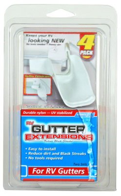 Camco 42123 Rv Gutter Extensions, 4-Pk. - Quantity 4