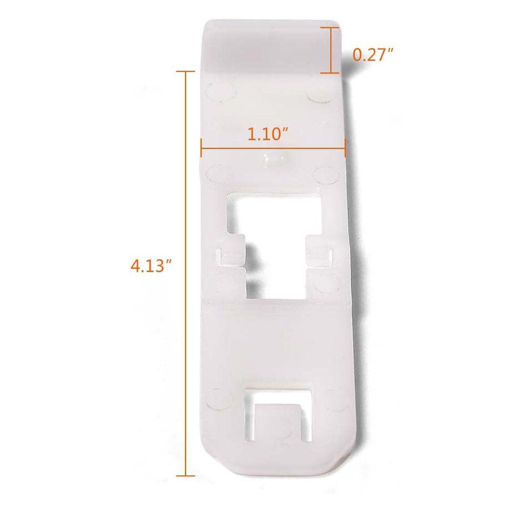 Pit66 Headlight Mounting Clip Compatible With 2009-2018 Dodge Ram 1500 2500 3500 4500 5500