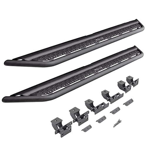 Go Rhino D64416T Dominator Xtreme D6 Side Steps With Rocker Panel Mounting Kit - Crew Cab Only For Toyota 07-21 Tundra (Crew Cab Pickup)