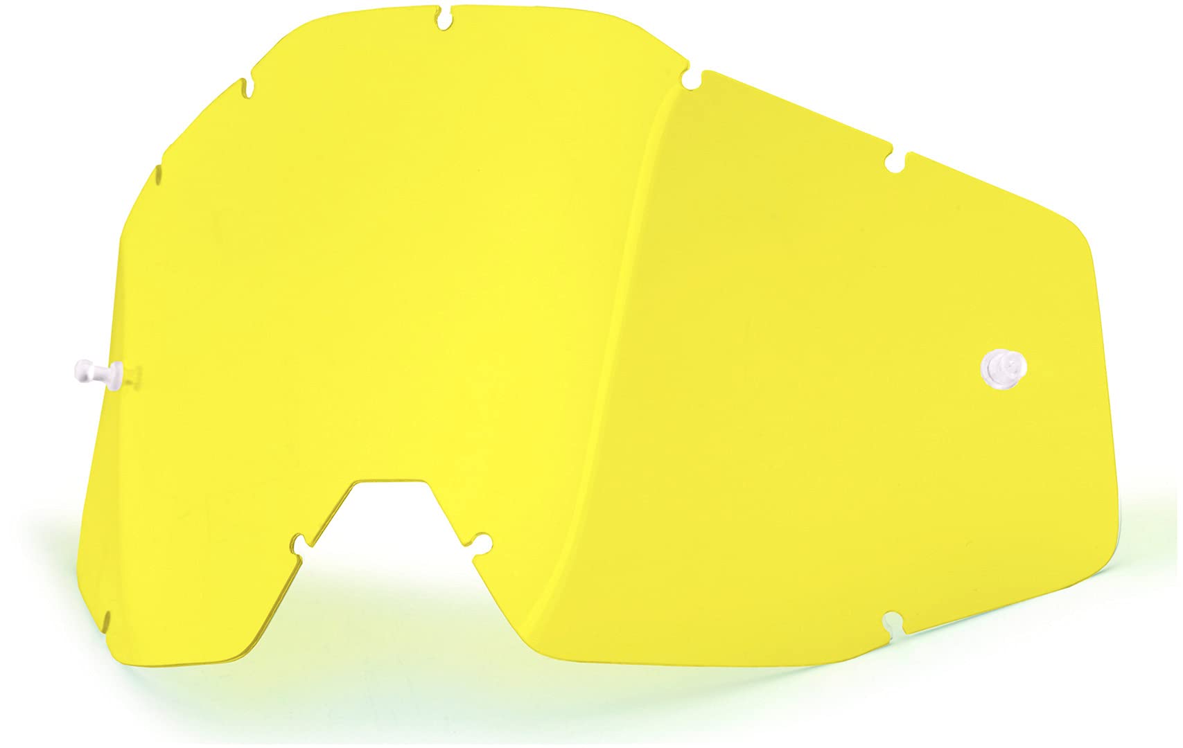 100% Goggle Replacement Lens - Racecraft 1, Accuri 1, Strata 1 Compatible (Anti-Fog-Clear)