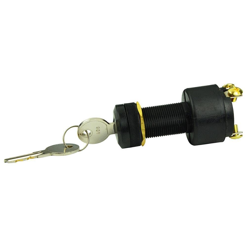 BEP 3 Position Ignition Off/Ignition/Start Switches & Lanyards, Green