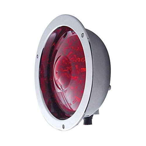 United Pacific 38062 - Brake/Tail/Turn Signal Light - 40 Led Deep Dish 4&quot;, Red Led/Red Lens