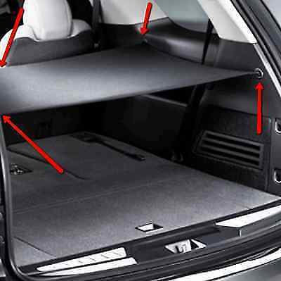 Trunknets Inc Cargo Security Flip Shade For Saturn Outlook 2007 08 09 2010 - Ebony New