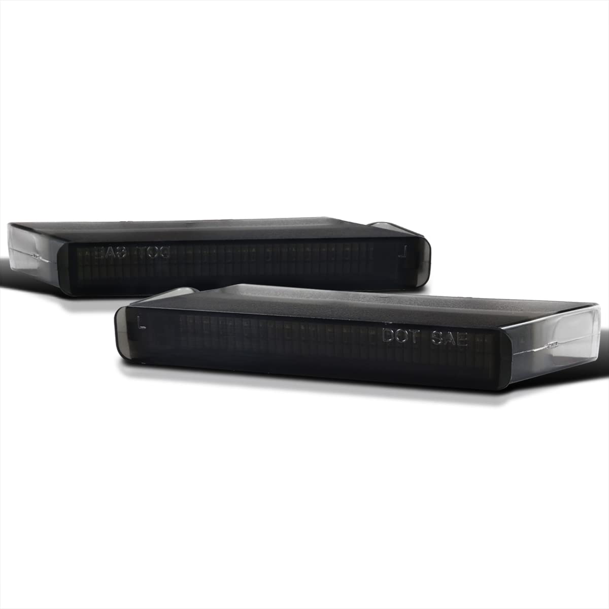 Spec-D Tuning Led Side Mirror Turn Signal Lights Smoke Compatible With Ford F150 2004-2014, 10-14 Raptor, 97-07 Expedition, 06-0