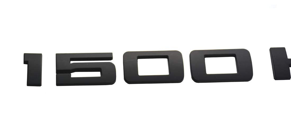 Aimoll 2Pcs 1500Hd 1500 Hd Nameplates Emblems,3D Decal Badges Glossy For Gm Silverado Sierra (Black)